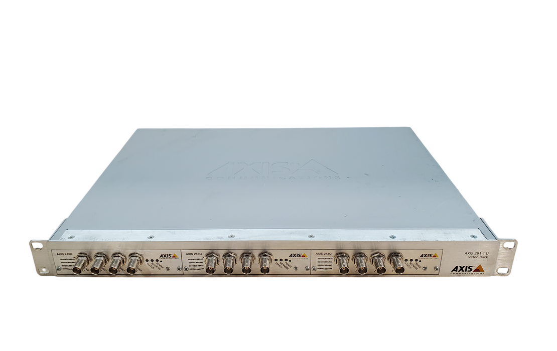 Axis 291 1U Video Serv Rack w/ 3x 243Q Video Encoder Module | 0267-001-03 *READ*