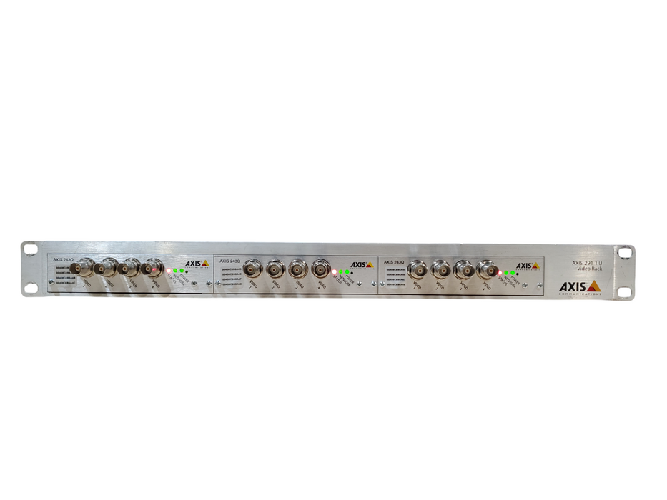 Axis 291 1U Video Serv Rack w/ 3x 243Q Video Encoder Module | 0267-001-03 *READ*