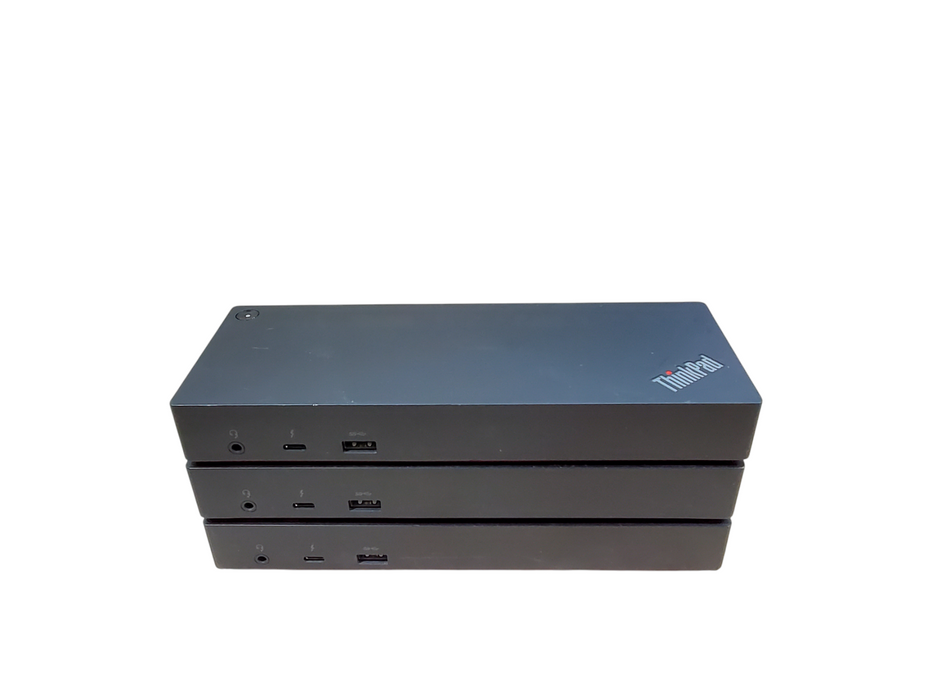 Lot 3x Lenovo ThinkPad Thunderbolt 3 Dock Type 40AC w/ 135w Adapter