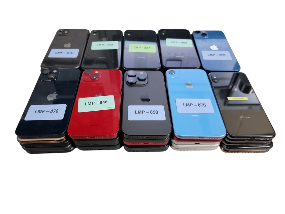Lot of 50x Apple iPhone's [A19xx - A28xx | B Condition][LMP-23]