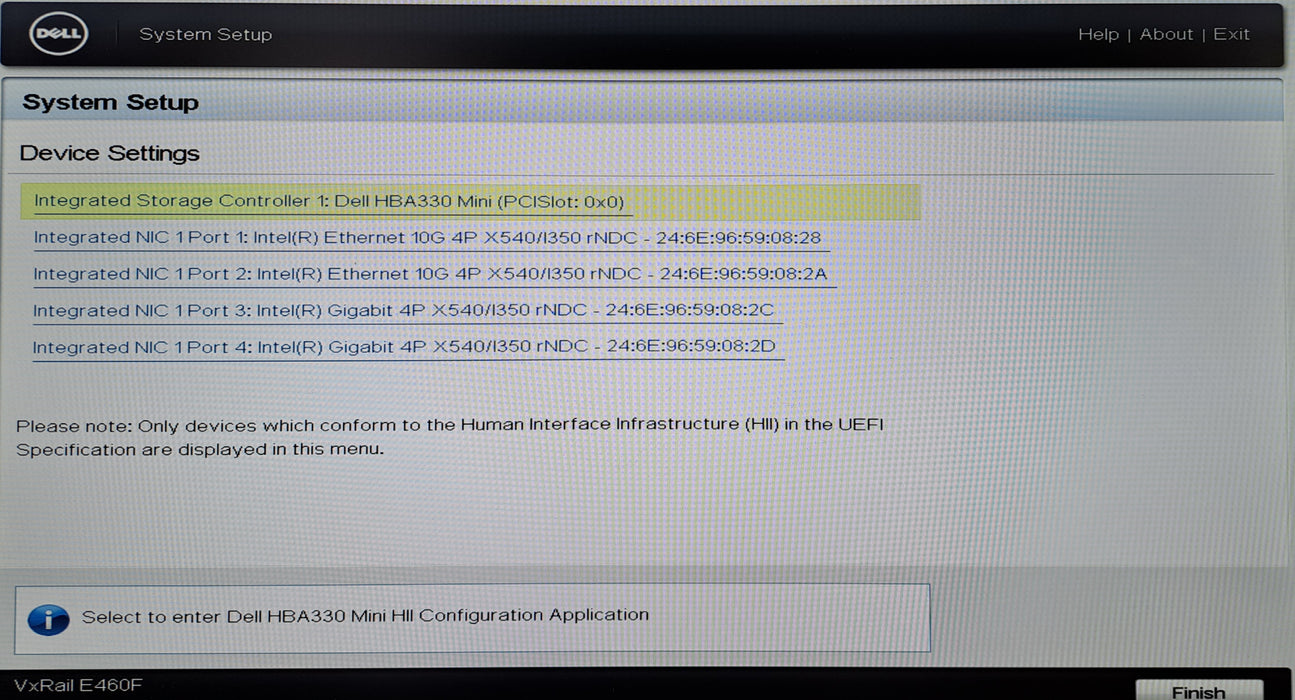 Dell VxRail E460F 10x 2.5" | 2x Xeon E5-2698 v4 20-Core, 32GB DDR4, HBA330 Mini