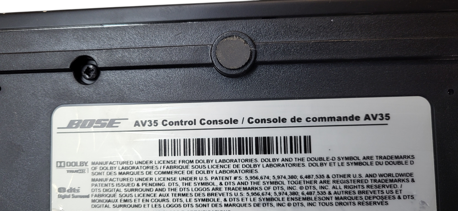 BOSE Lifestyle AV35 Control Console | READ