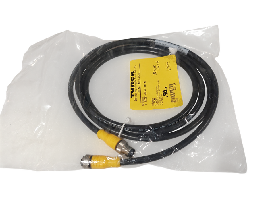 TURCK PN: E-RKC 8T-264-2-RSC 8T Cable ID Number U-22460 Euro-Fast 1811U