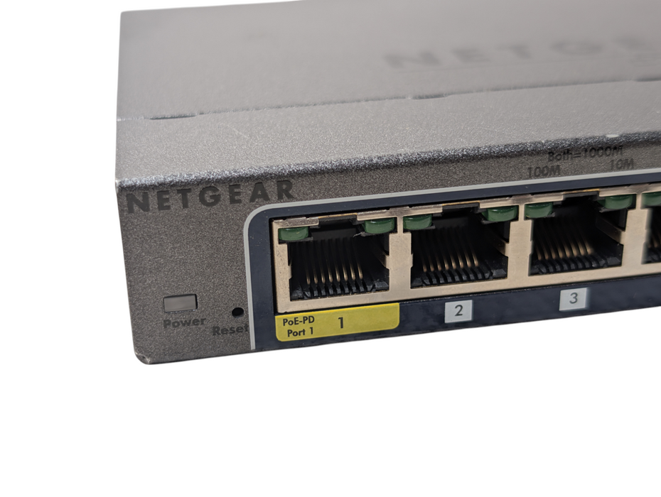 Lot of 50x NETGEAR GS108T v2 8-Port Gigabit Smart Web Managed PoE Powered