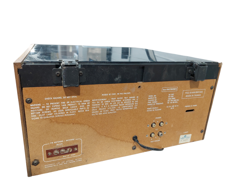 Sears Electronics AM/FM Stereo Cassette / 8-Track Electronic Digital Reciever