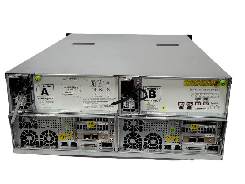 Nimble Storage C1K-2P-21T-D 24-Bay Storage 2x Controller, 10GbE ISCSI 2x PSU _