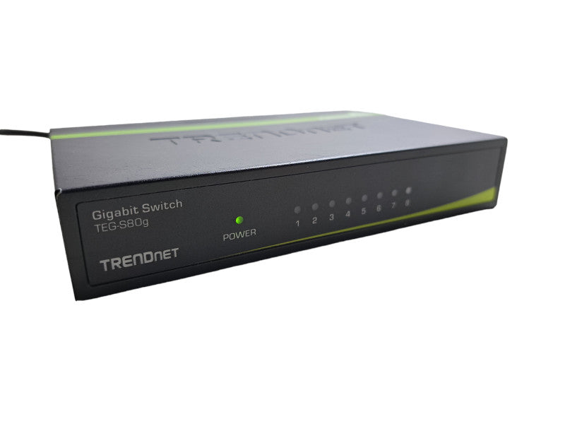 TRENDnet GREENnet TEG-S80G 8-Port Unmanaged Gigabit Ethernet Switch