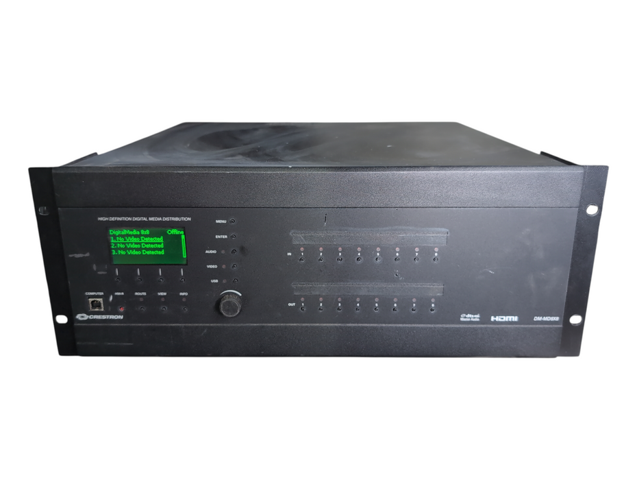 Crestron DM-MD8X8 DigitalMedia Switcher w/ 9x Cards
