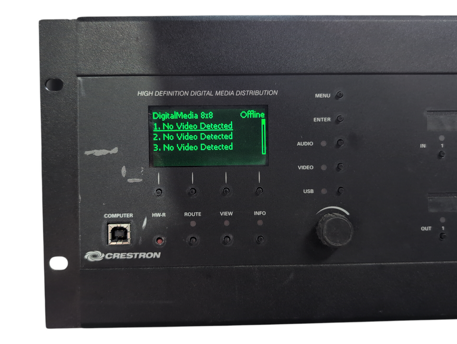 Crestron DM-MD8X8 DigitalMedia Switcher w/ 9x Cards