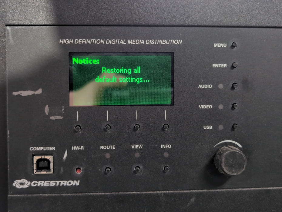 Crestron DM-MD8X8 DigitalMedia Switcher w/ 9x Cards