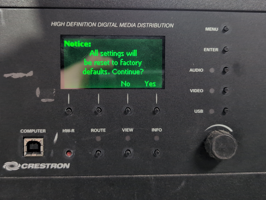 Crestron DM-MD8X8 DigitalMedia Switcher w/ 9x Cards