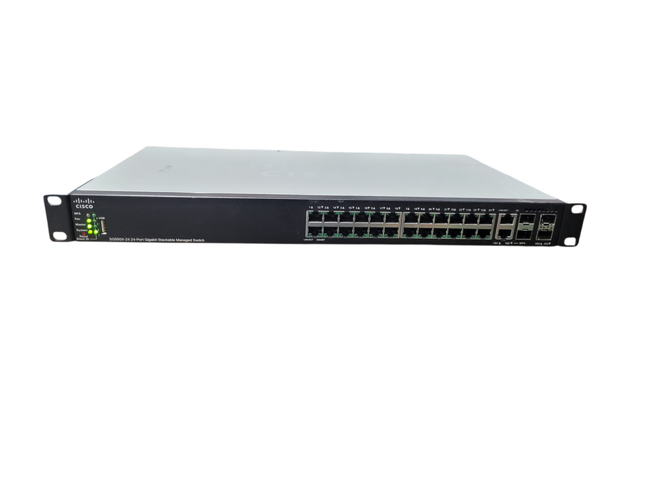 Cisco SG550X-24 24-Port Gigabit Stackable Managed Switch