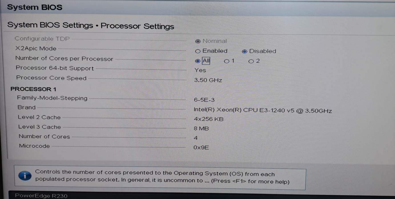 Dell PowerEdge R230 | Xeon E3-1240 V5 | 16GB DDR4 | H330 | 250W PSU