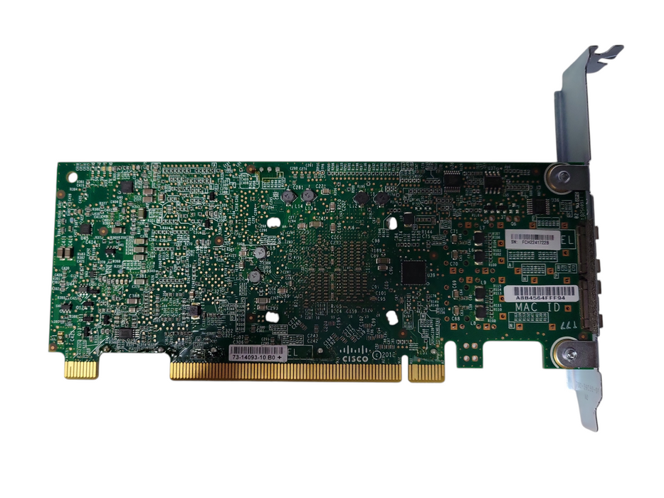Cisco UCSC-PCIE-CSC-02 Dual Port 10GB Fiber Network Card