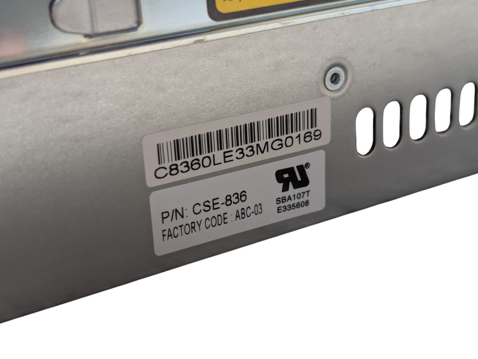 Custom Storage Serv Supermicro CSE-836 X9DRi-LN4+ ARC-1883IX-16 RAID Controller