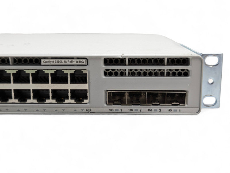 Cisco C9200L-48P-4X-E 48 port gigabit PoE+ Switch with 4x 10G SFP uplinks -