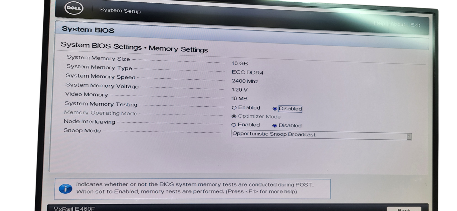 Dell VXRail E460F Server Xeon E5-2698 V4|16GB DDR4|HBA330|10G NIC|2x1100W|No HDD