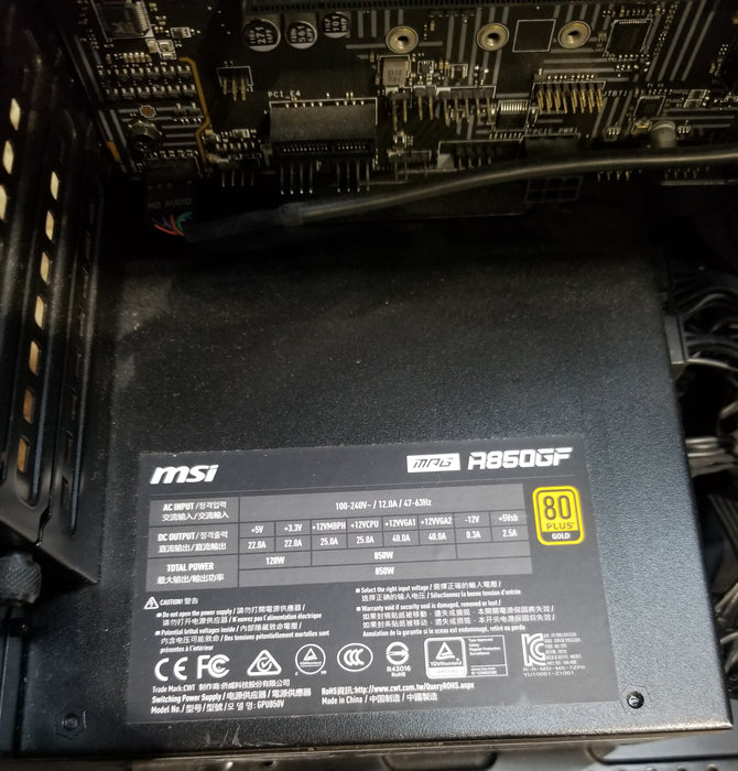 Custom Pc w/ Msi Z590-A Core i7-10700 16GB RAM No HDD 1660 GTX