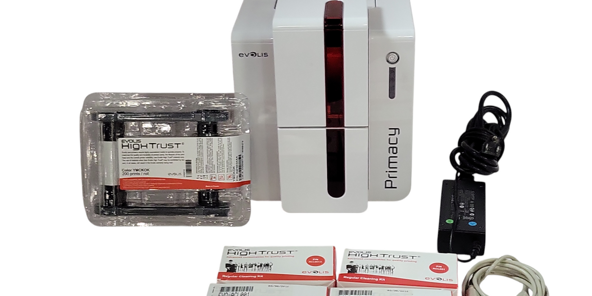 Evolis Primacy Expert ID Card Thermal Printer PM1H0000RS — retail.era