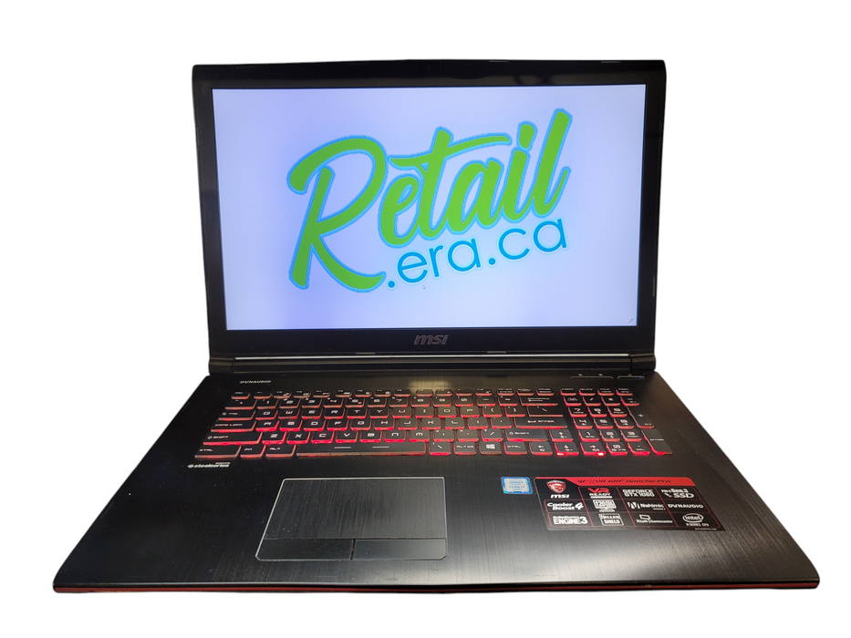 MSI GE72 i7-6700HQ 16GB DDR4 GTX 1060 256GB M.2 SSD NO ADAPTER