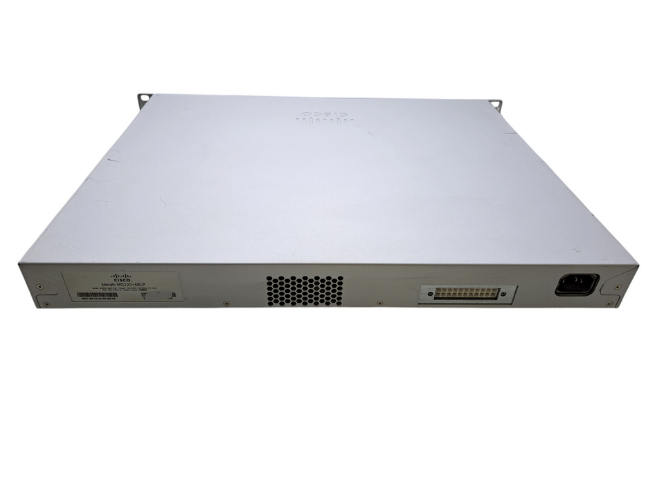 Cisco Meraki MS220-48LP-HW | 48-Port Gigabit PoE Cloud Managed Switch UNCLAIMED