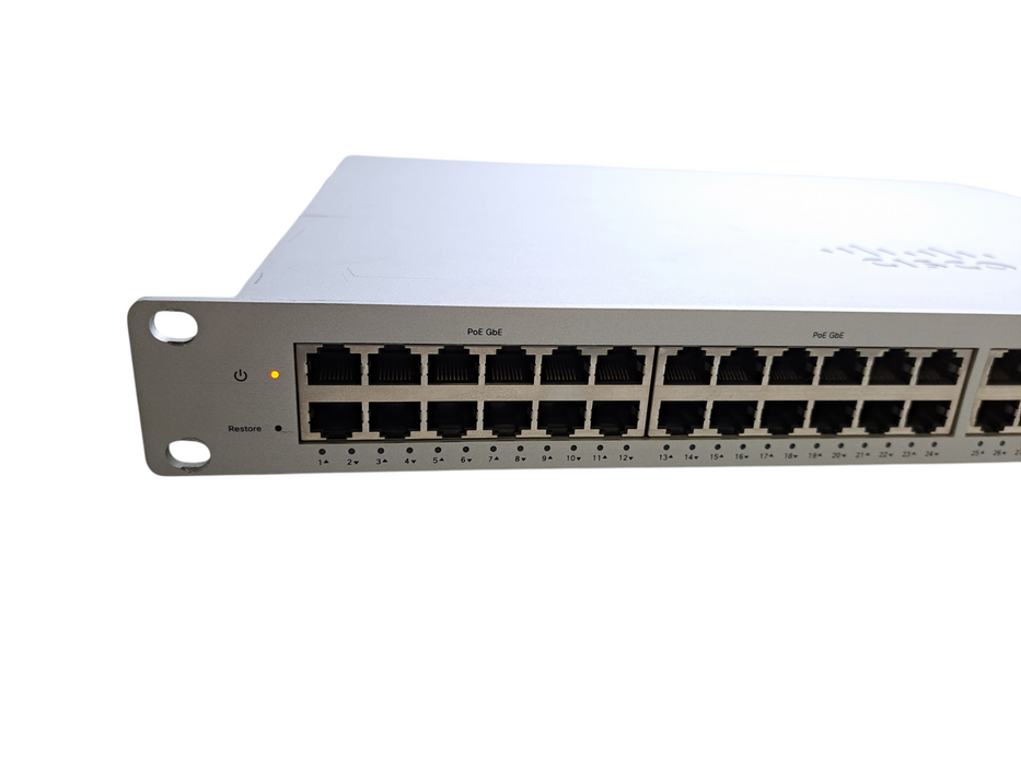 Cisco Meraki MS220-48LP-HW | 48-Port Gigabit PoE Cloud Managed Switch UNCLAIMED