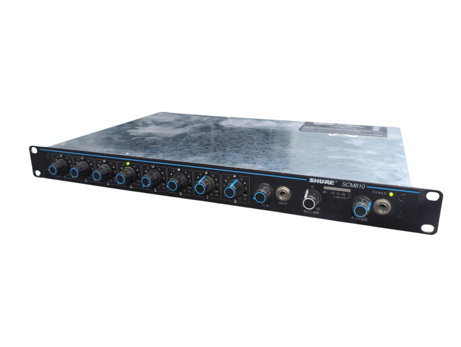 Shure SCM810 8-Channel Automatic Microphone Mixer