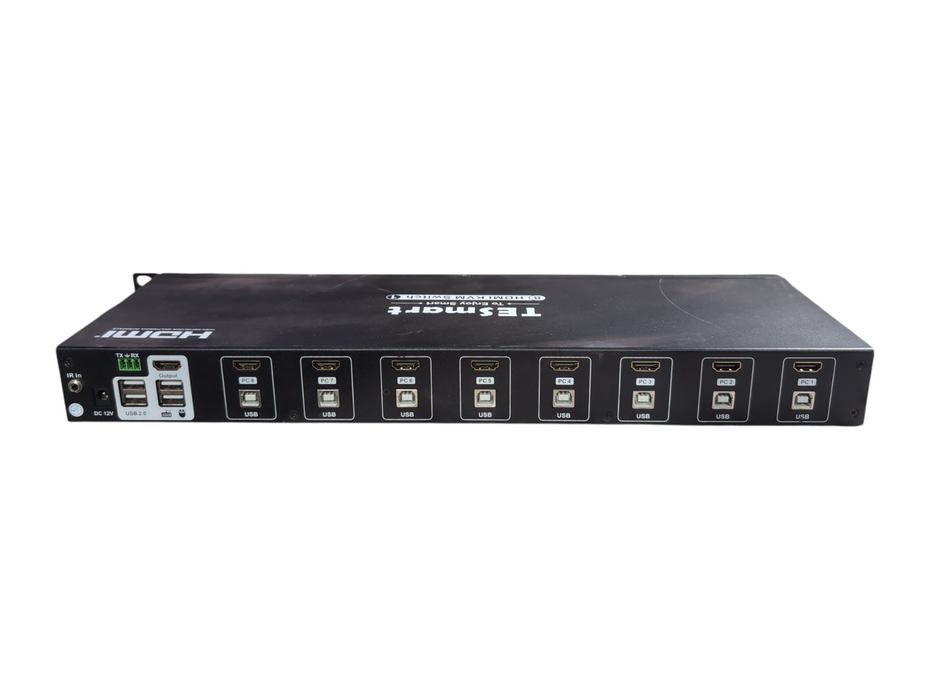 TESmart HKS0801A30 8-Port HDMI 4K KVM Switch, No AC Adapter