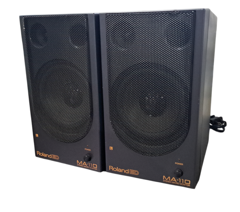 Roland MA-110 Micro Monitor Speaker Pair READ