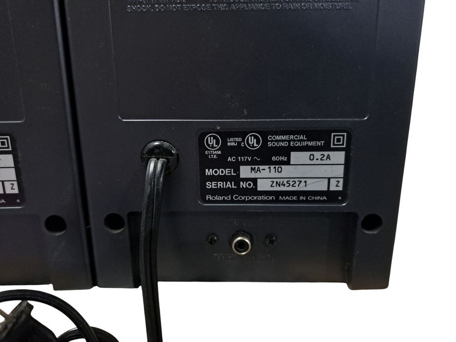 Roland MA-110 Micro Monitor Speaker Pair READ