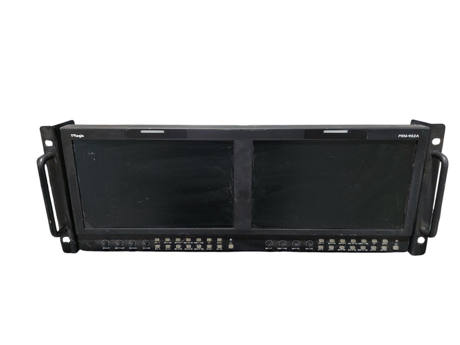 TV Logic Model: PR-902A Dual 9" LCD Multi Channel Rack Mount Monitor