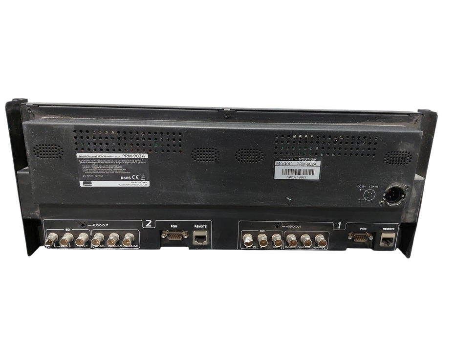 TV Logic Model: PR-902A Dual 9" LCD Multi Channel Rack Mount Monitor