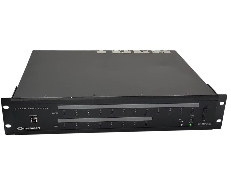 Crestron C2N-AMP-6X100 6 Room audio System 6506963, No Remote