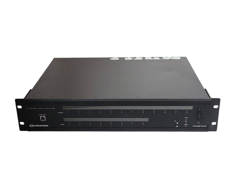 Crestron C2N-AMP-6X100 6 Room audio System 6506963, No Remote