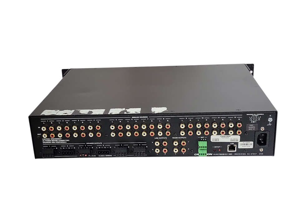 Crestron C2N-AMP-6X100 6 Room audio System 6506963, No Remote