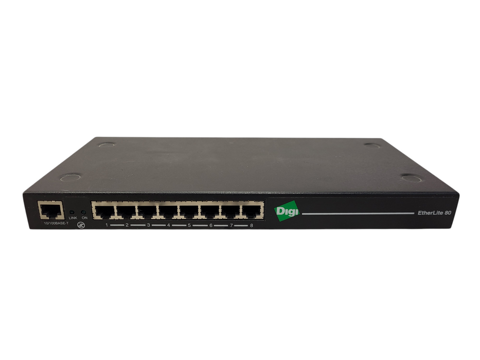 Digi Etherlite 8 EtherLite 80 EL80 EL-80 8 Port RJ-45 No AC