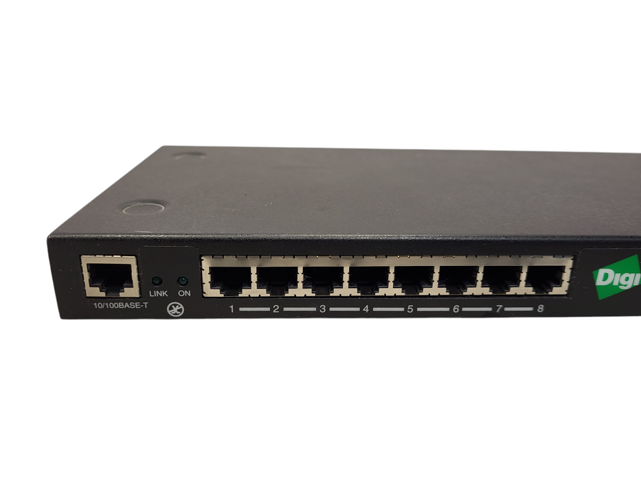 Digi Etherlite 8 EtherLite 80 EL80 EL-80 8 Port RJ-45 No AC
