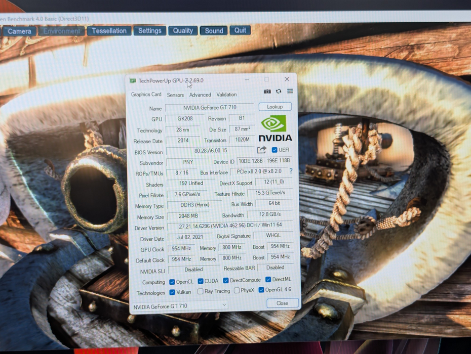 Lot of 12x NVIDIA PNY GeForce GT 710 2GB Low Profile mini GPU