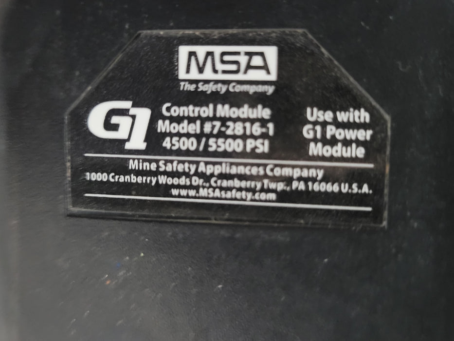 MSA 7-2816-1 G1 CONTROL MODULE 4500/5500 PSI, READ