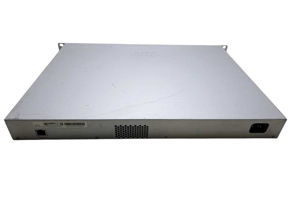 Cisco Meraki MS120-48LP-HW | 48-Port Gigabit PoE Cloud Managed Switch UNCLAIMED