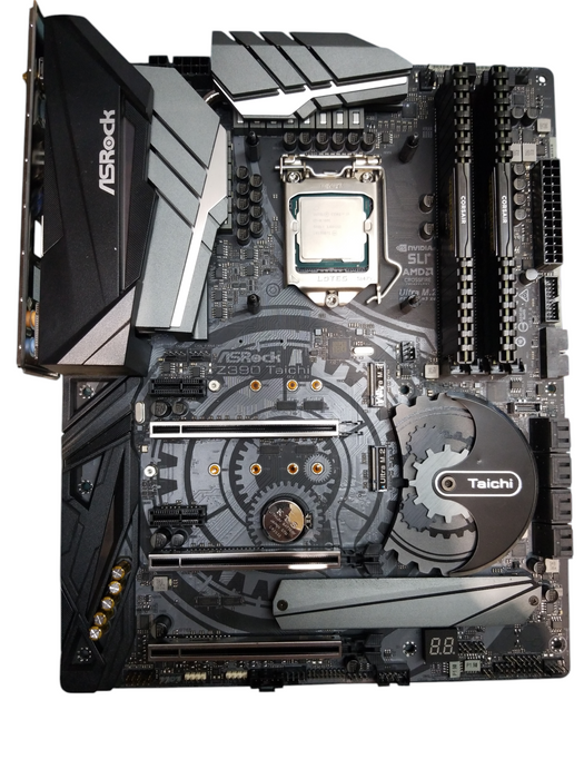 AsRock Z390 Taichi Motherboard w/ Intel i7-9700K 16GB RAM No HDD