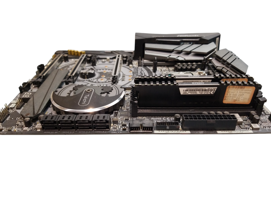 AsRock Z390 Taichi Motherboard w/ Intel i7-9700K 16GB RAM No HDD