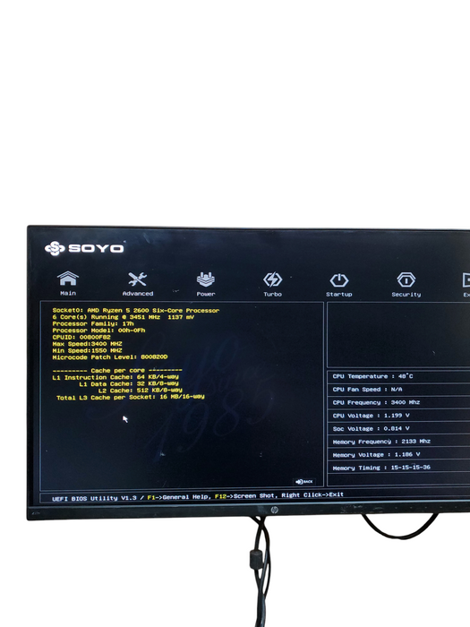 Custom PC AMD RYZEN 5 2600 6 core 16GB RAM R9 290X