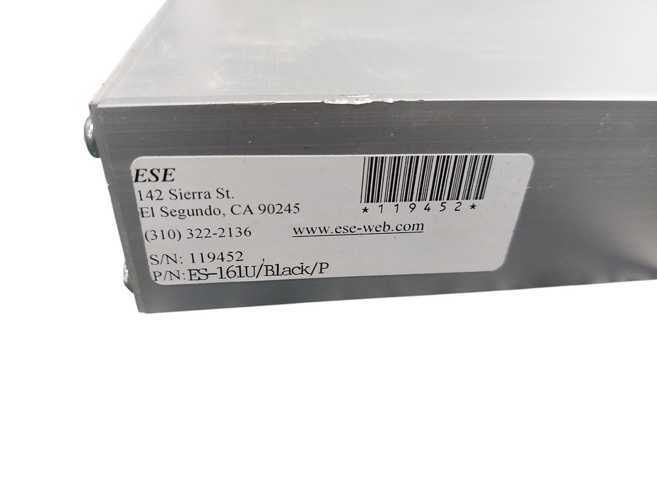 ESE TimeCode Reader Display Rack Mountable PN: ES-161U -Black / P