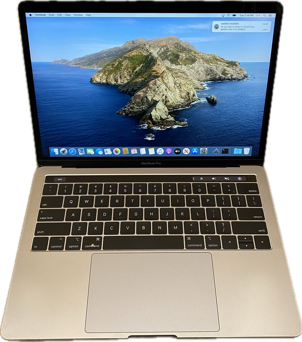 Apple MacBook Pro 13 2019 Touch Bar i7-8569U 16GB RAM 512SGB SD No Power Adapter