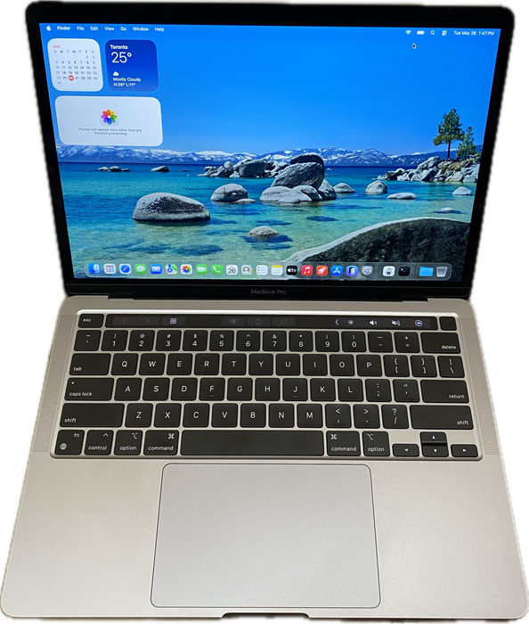 Apple MacBook Pro 13 M1 2020 Touch Bar 16GB RAM 512GB SSD No Power Adapter READ!