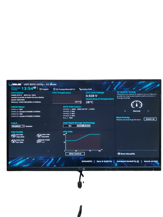 CUSTOM PC PRIME Z370-P Core i5-8400  16GB RAM NO-HDD/SSD