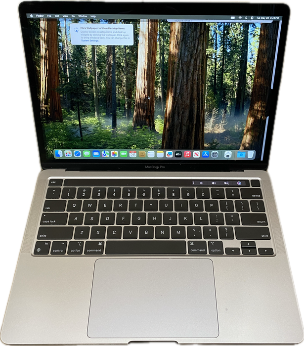 Apple MacBook Pro 13" M1 2020 Touch Bar 16GB RAM 512GB SSD No Power Adapter