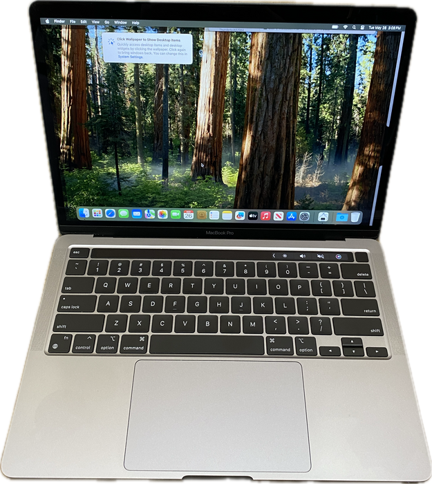 Apple MacBook Pro 13" M1 2020 Touch Bar 16GB RAM 512GB SSD No Power Adapter