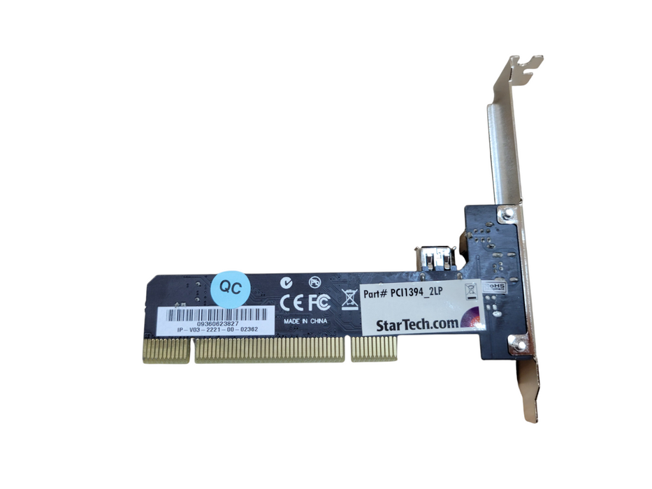 Startech 3 Port PCI 1394A Firewire 400 Adapter Full Profile Card